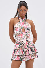 YOUR TYPE PRINTED MINI DRESS