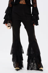 LOOKS AND FEELS GOOD LACE FLARE LEGGING