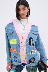 SURGICAL SPLICED CARDIGAN