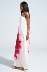 SWEET AND SPICY SATIN MAXI DRESS