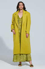 PHOEBE OVERSIZED TRENCH IN GREEN