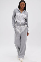 MAYBE NEXT TIME JOGGER WITH LACE DETAILS