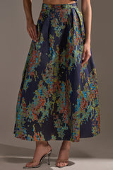 IN THE WILD BROCADE MAXI SKIRT