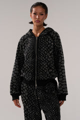 SNEAKY LITTLE SNAKE ZIP UP SWEATSHIRT