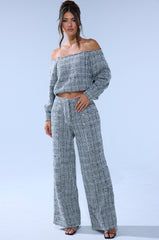 DRESSY VIBES TWEED PANT