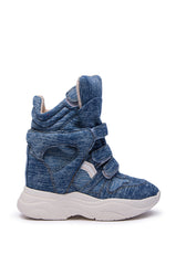 MARANTO DENIM WEDGE SNEAKER