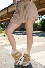 MARANTO TAUPE WEDGE SNEAKER