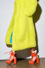 AZALEA WANG PAMINA ORANGE CHUNKY SANDAL