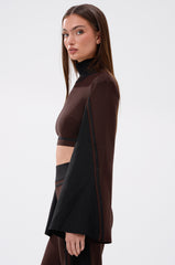 MAZIE MOCK NECK SWEATER