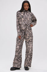 PYTHON WIDE LEG JOGGER