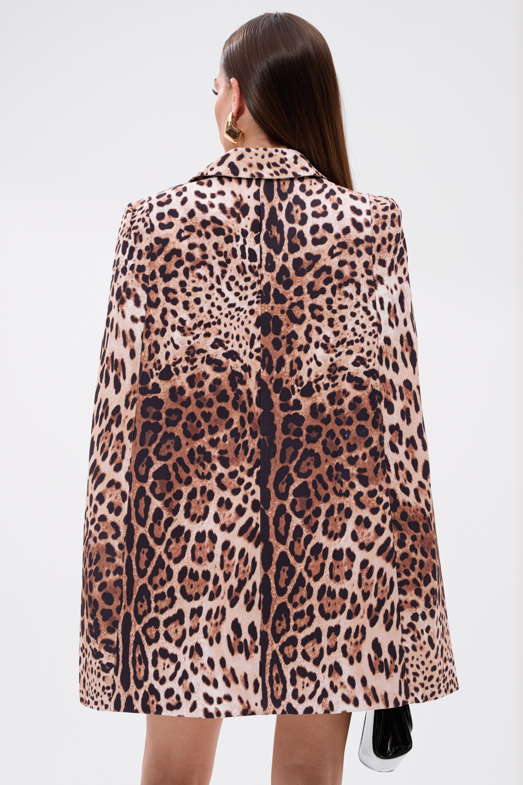 AMINAH LEOPARD PRINT BLAZER DRESS