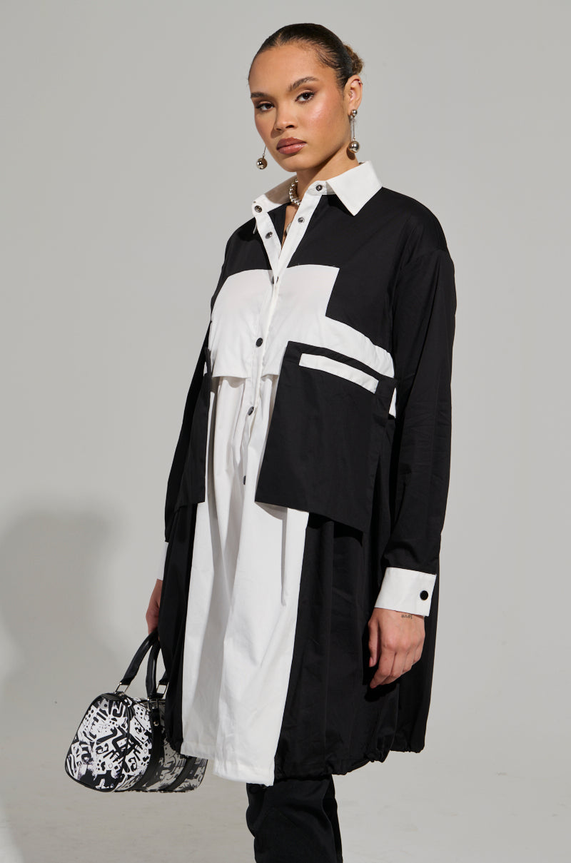 NOT FEELIN IT PARACHUTE MIDI DRESS