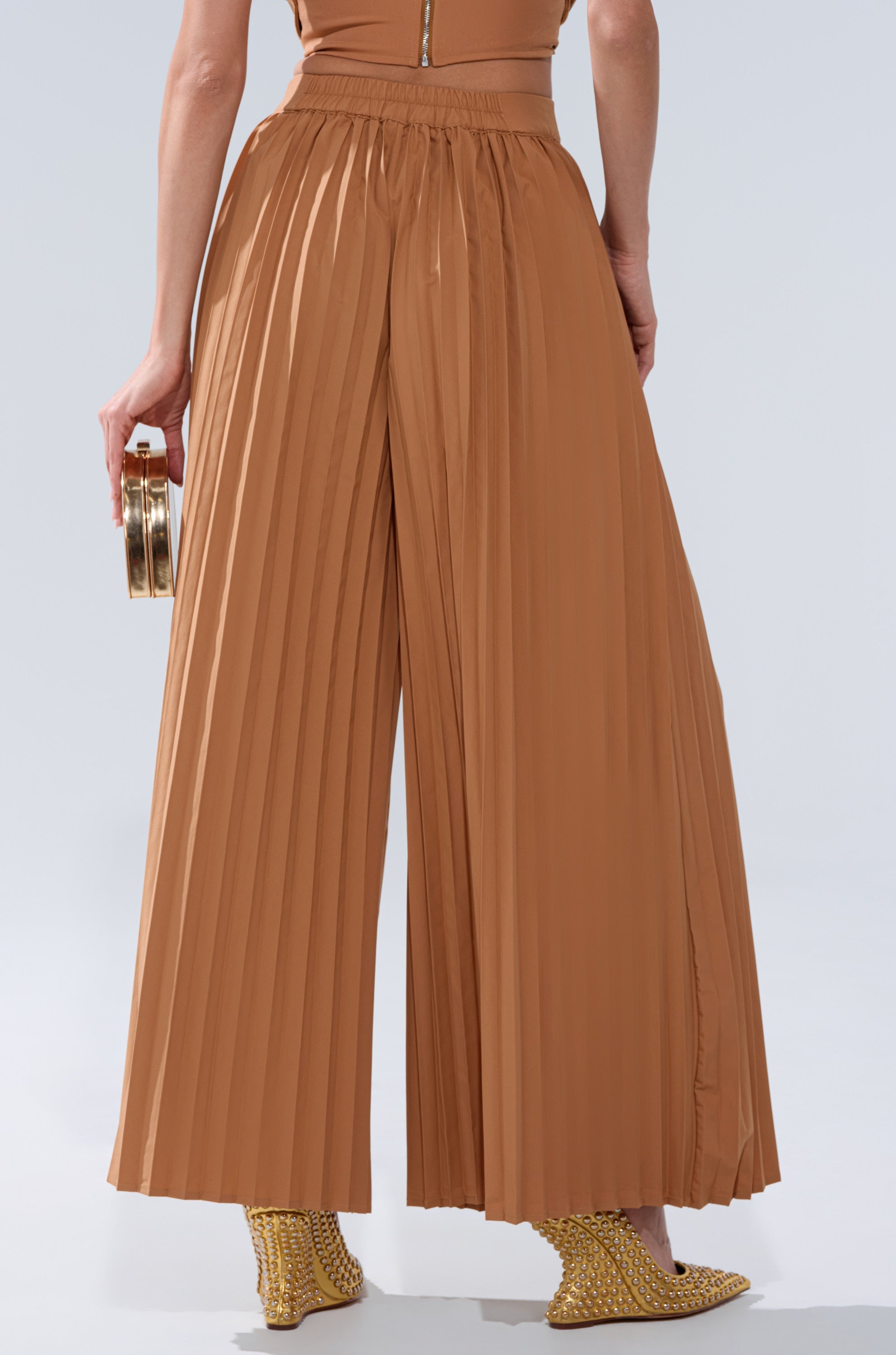 STAR OF THE NIGHT PLEATED PALAZZO PANT