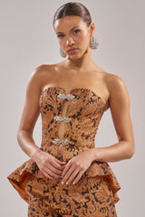 AWAY FROM ME BROCADE CORSET