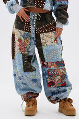 CALL EM CRAZY PATCHWORK JOGGER