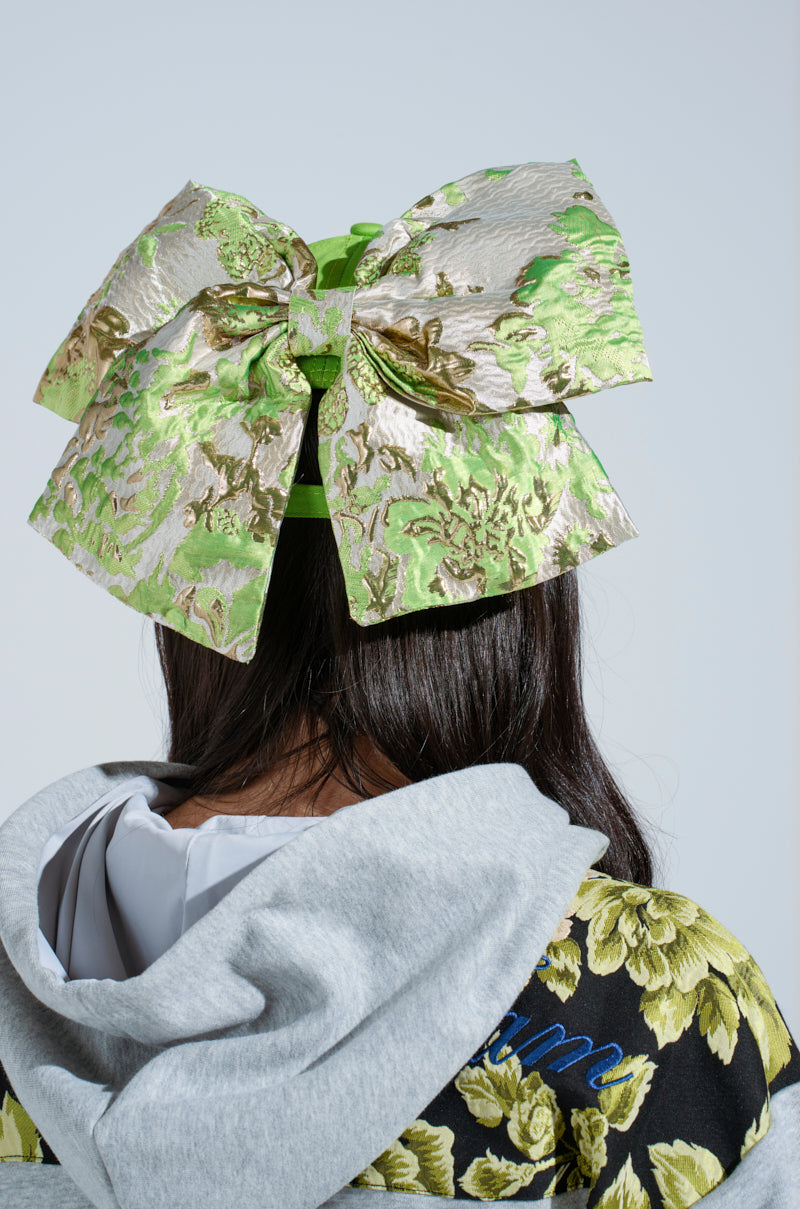 DIVINE DREAMS BROCADE BOW HAT