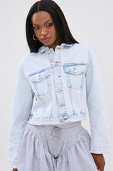 PARTY IN THE BACK DENIM JACKET