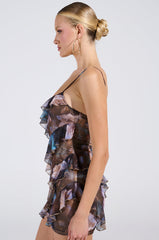 ACT LIKE IT FLORAL PRINTED MINI DRESS