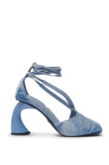 AZALEA WANG BUIKY DENIM PUMP
