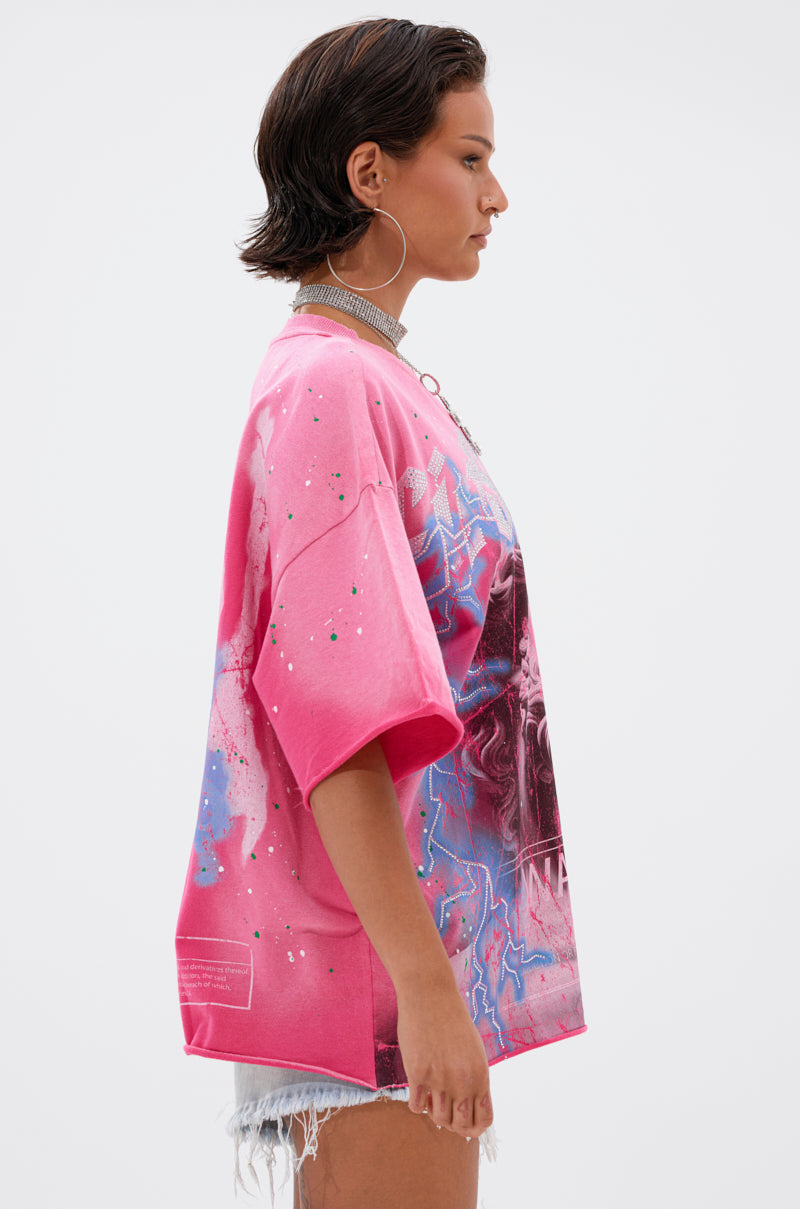 FADE INTO BLACK OVERSIZED TEE