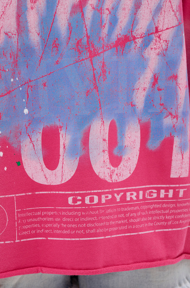 FADE INTO BLACK OVERSIZED TEE