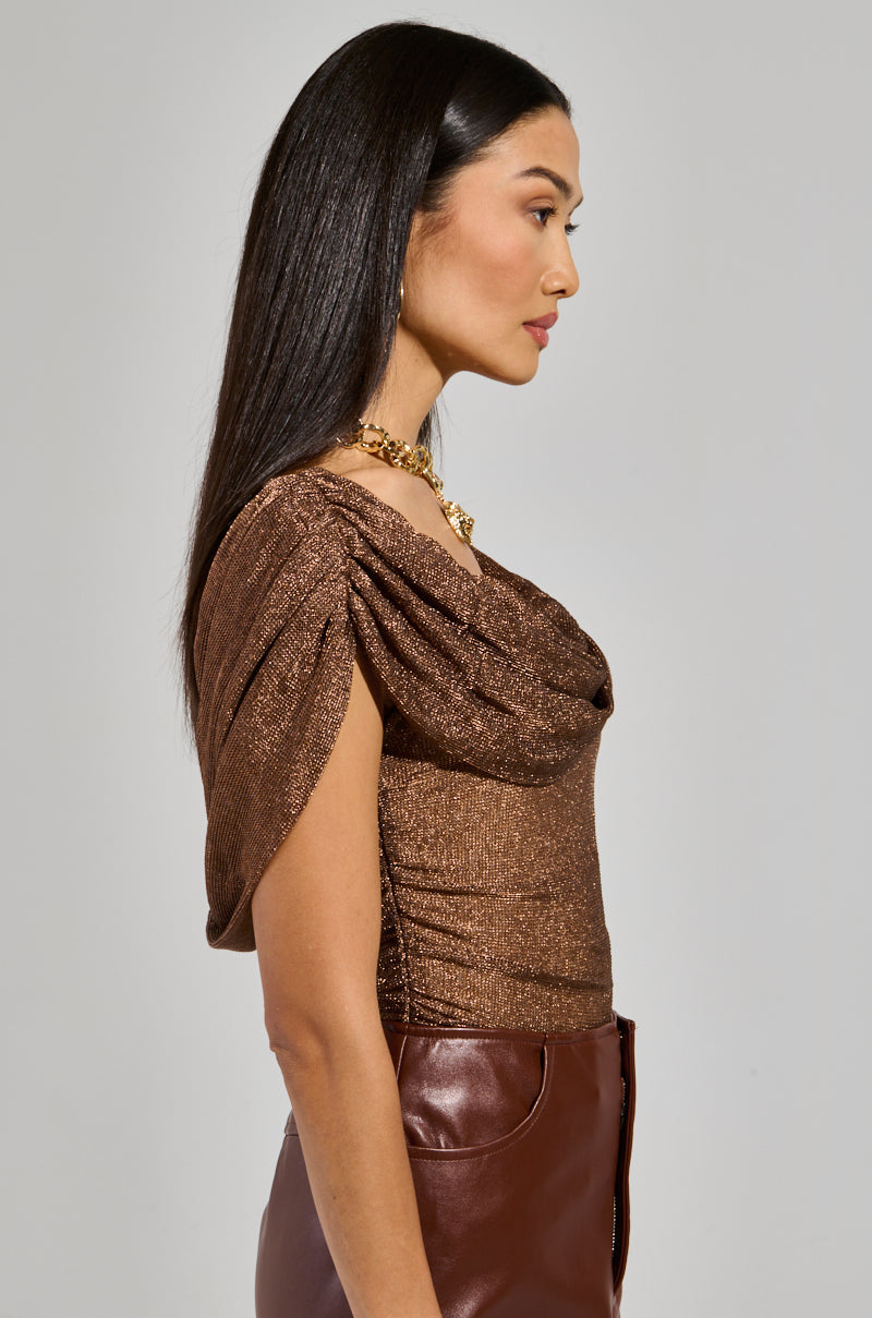 OUT OF HIS LEAGUE OFF THE SHOULDER TOP