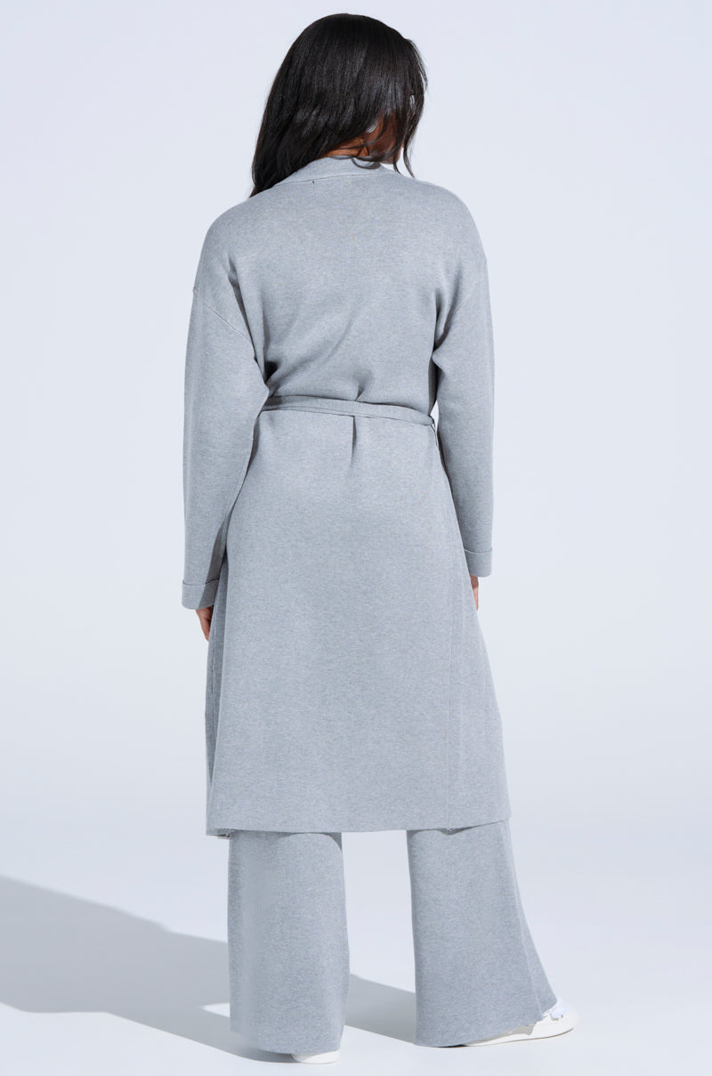 COZY LUXE KNIT TRENCH