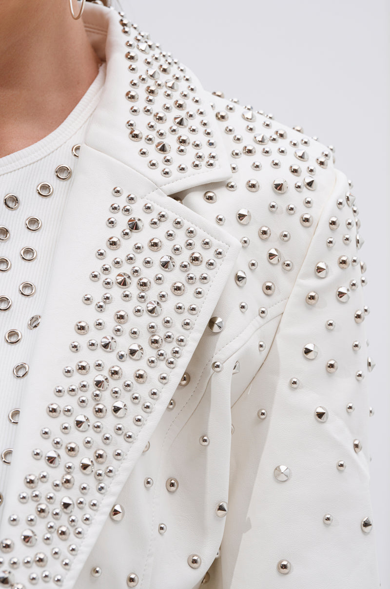 VIVA VEGAS FITTED MOTO JACKET