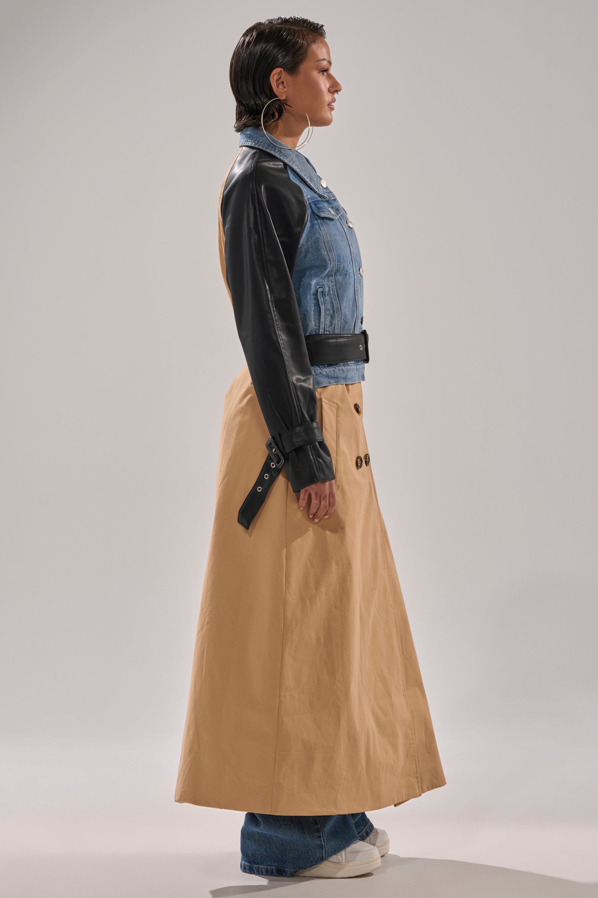 CITY SLICKER MIXED MEDIA TRENCH