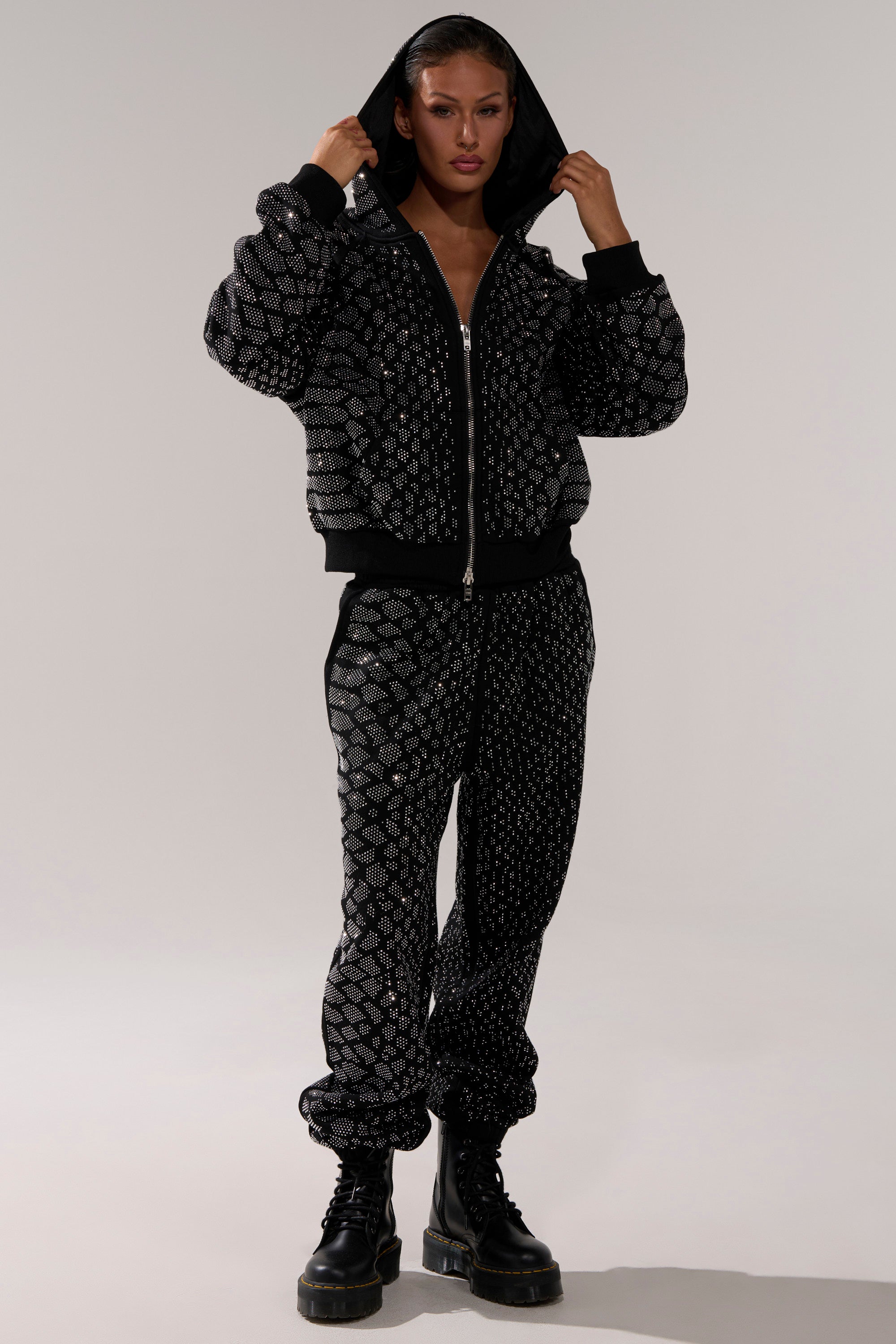 SNEAKY LITTLE SNAKE ZIP UP SWEATSHIRT