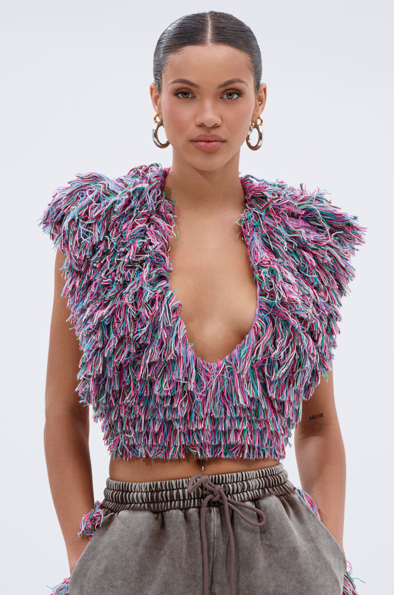 THE ONE FRINGE BLOUSE