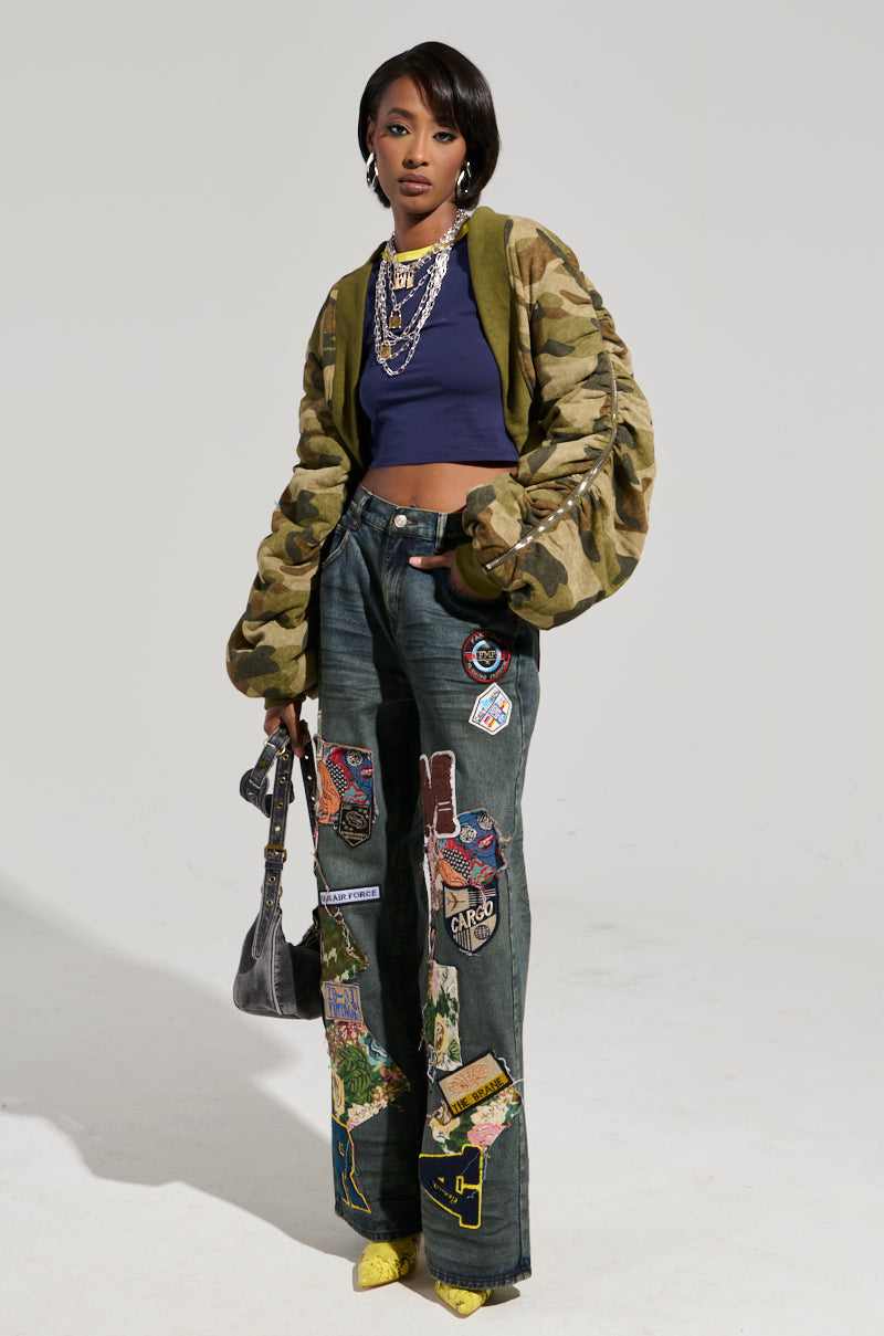 HIGH EXPECTATIONS RUCHED BOLERO