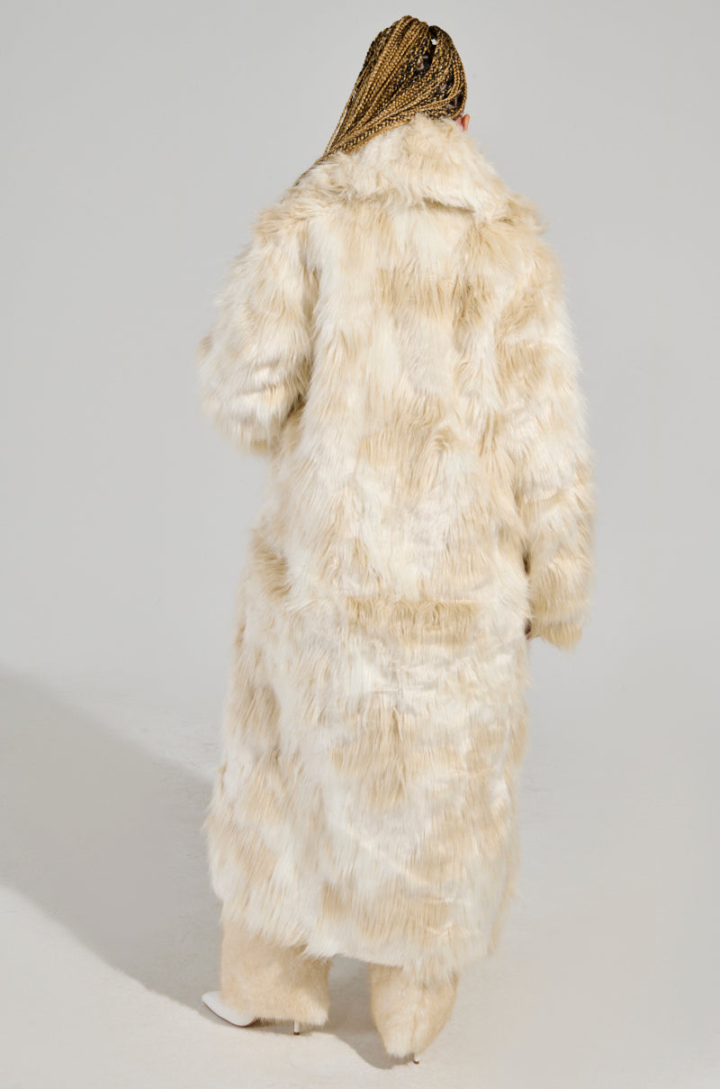 BANKS FAUX FUR COAT