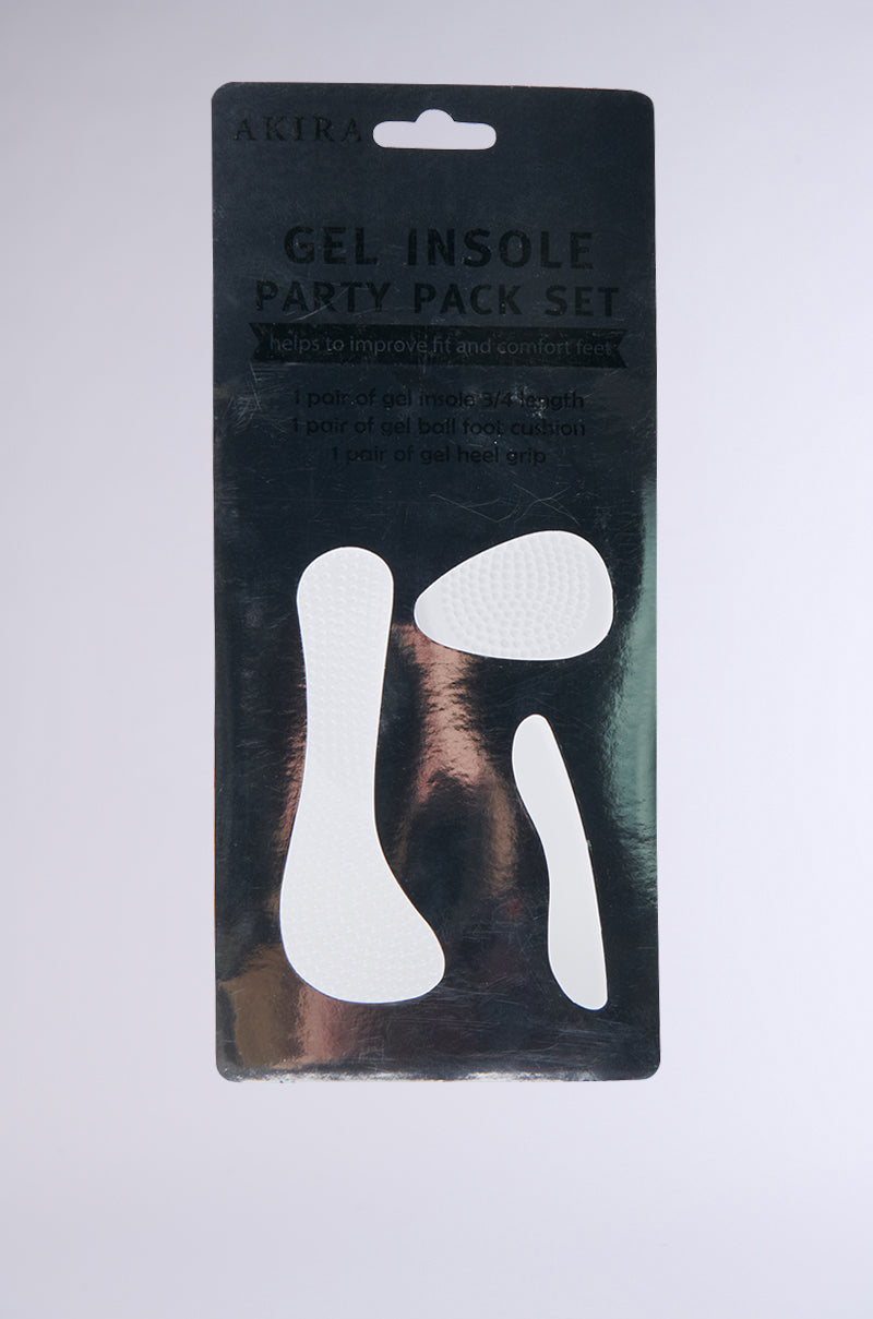 PARTY ON GEL INSOLE SET