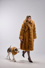 OLD MONEY FAUX FUR COAT