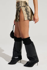 CALM DOWN BABY MINI SKIRT