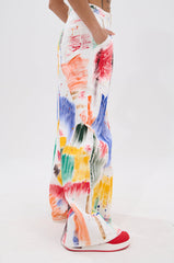 PAINTED ON RELAXED DENIM PANT