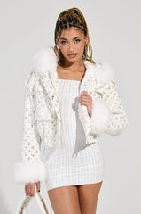 SNOWBIRD FUR TRIM PUFFER