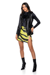 PAXTON NEW SHINE REVERSIBLE ZIP UP BODYSUIT