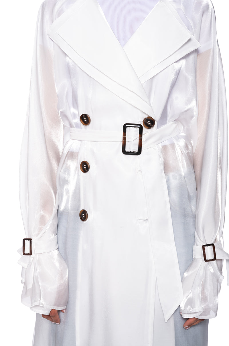 TULLE SPRING TRENCH JACKET